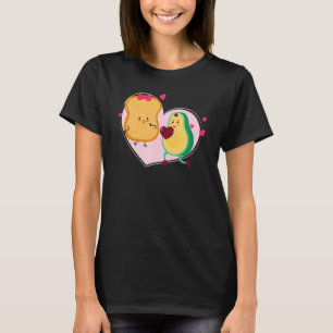 Avocado and Toast Cute Avocado Vegan Food T-Shirt