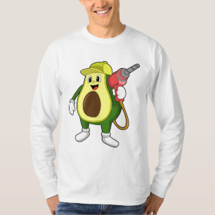 Avocado as Craftsman with Drill T-Shirt