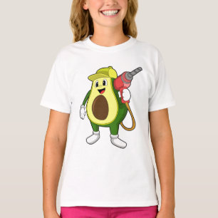 Avocado as Craftsman with Drill T-Shirt