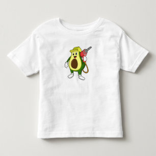 Avocado as Craftsman with Drill Toddler T-Shirt