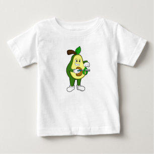 Avocado as Hairdresser with Razor Baby T-Shirt
