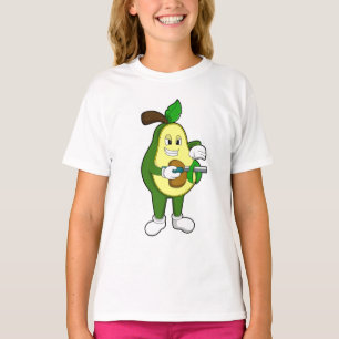 Avocado as Hairdresser with Razor T-Shirt