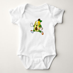 Avocado at Football Sports Baby Bodysuit
