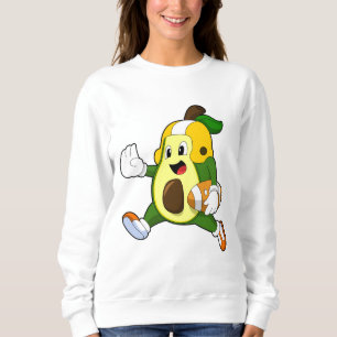 Avocado at Football Sports Sweatshirt