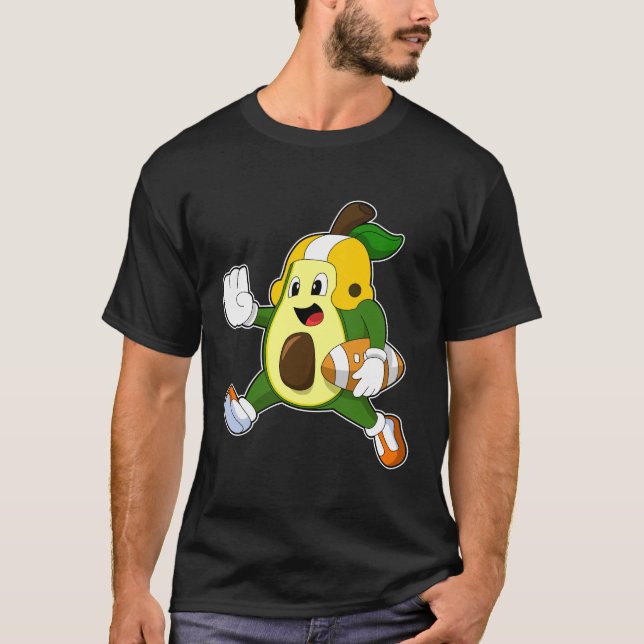 Avocado at Football Sports T-Shirt (Front)