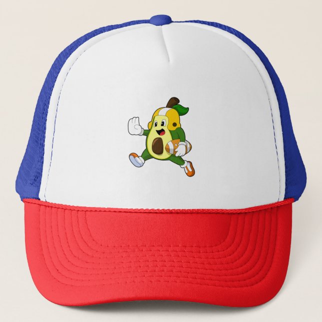 Avocado at Football Sports Trucker Hat (Front)