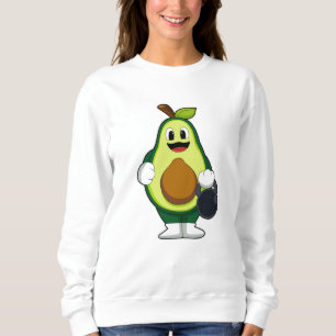 Avocado at Strength training with Dumbbells Sweatshirt