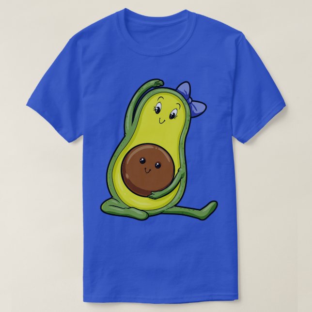 Avocado at Yoga with Baby T-Shirt (Design Front)