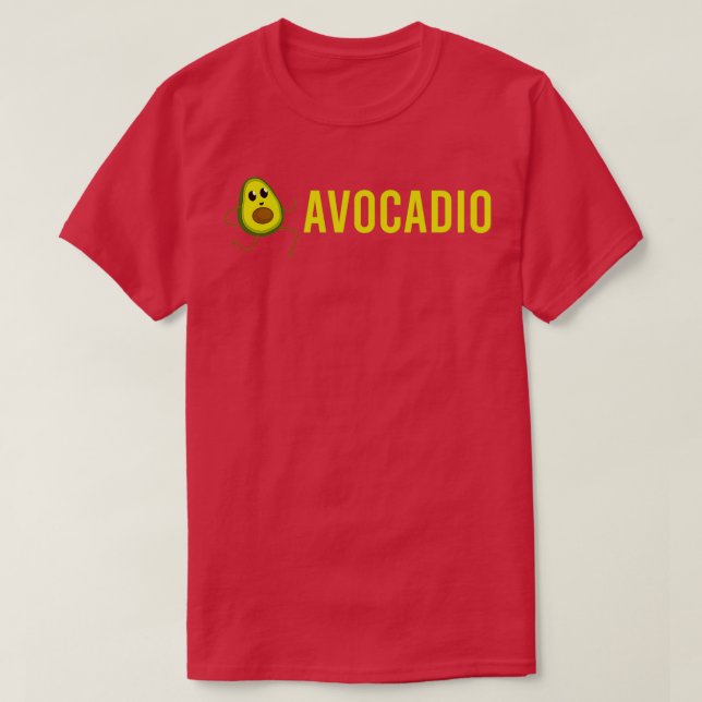 Avocado Avocadio Runner Funny Gift Idea T-Shirt (Design Front)