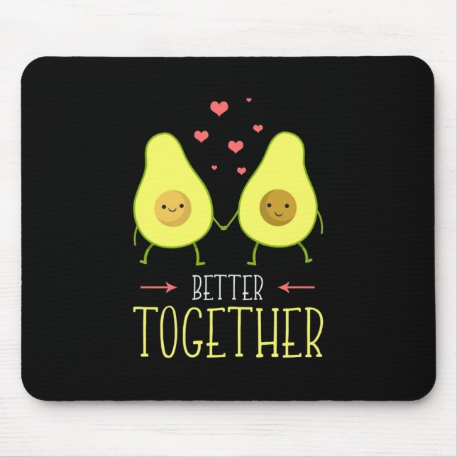 Avocado Better Together Mouse Mat (Front)