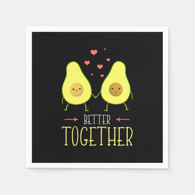 Avocado Better Together Napkin (Front)