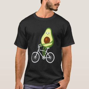 Avocado Bike Guacamole Biker Vegan T-Shirt
