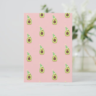 Avocado Birthday Hat Card