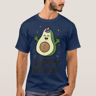 Avocado Birthday Party Funny Birthday Avocado T-Shirt