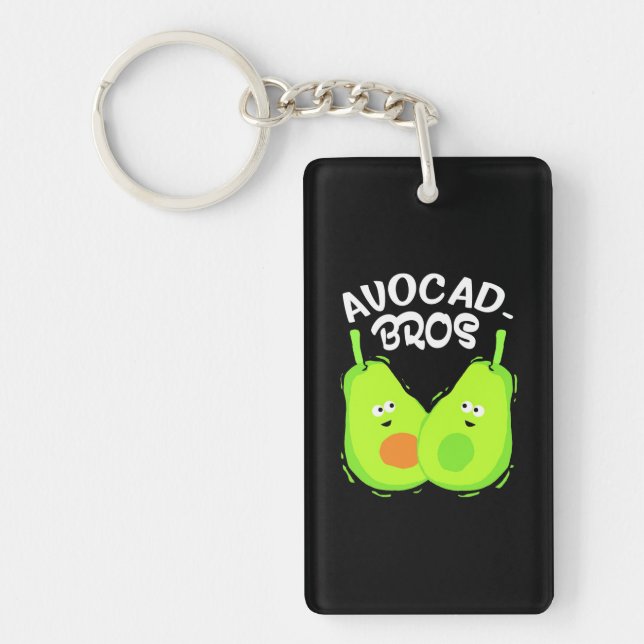 Avocado Brother Key Ring (Front)