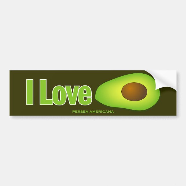 Avocado Bumper Sticker (Front)