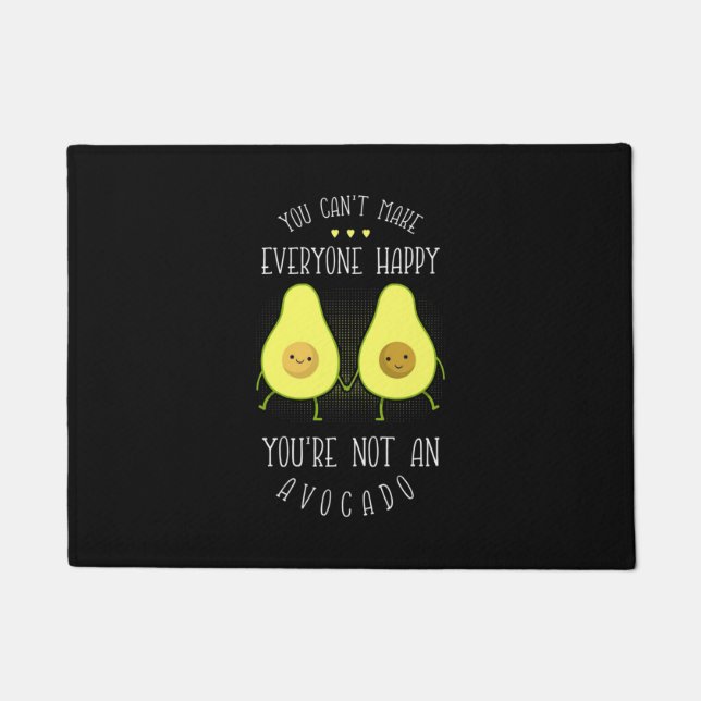 Avocado Can Make Everyone Happy Doormat (Front)