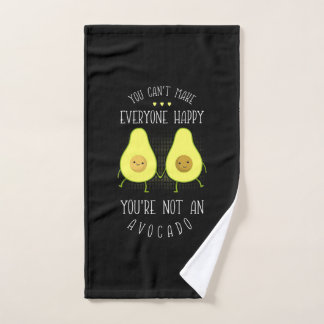 Avocado Can Make Everyone Happy Hand Towel