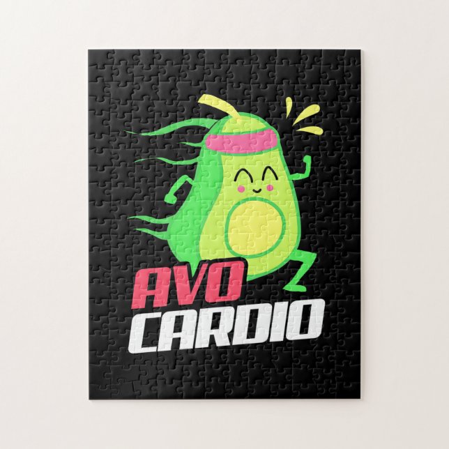 Avocado Cardio Exercise Jigsaw Puzzle (Vertical)