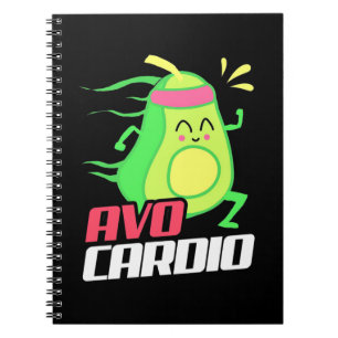 Avocado Cardio Exercise Notebook