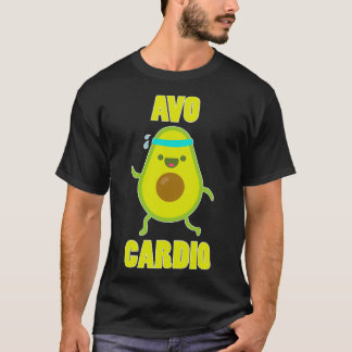 Avocado Cardio Gym Sport Training Gift Idea 4 T-Shirt