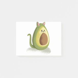 Avocado Cat Post-it Notes