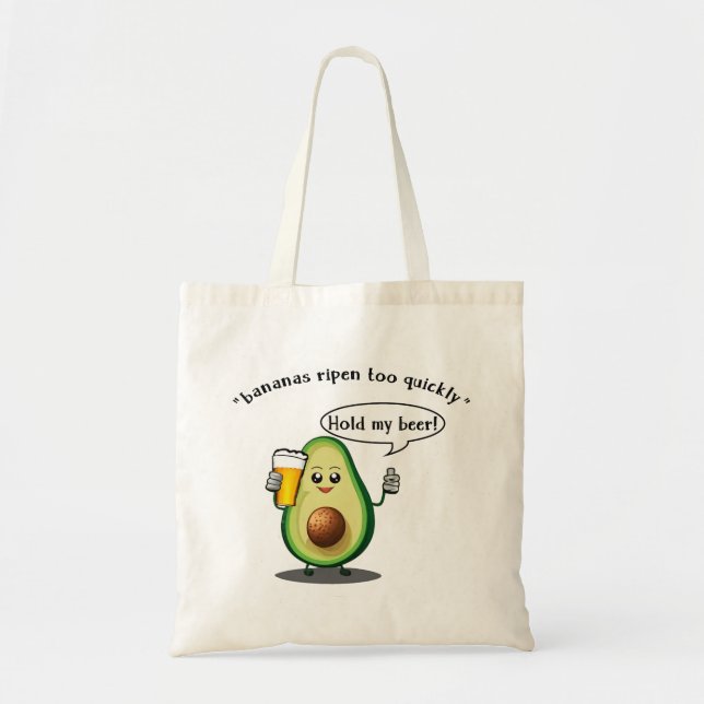 Avocado Challenge Tote Bag (Front)