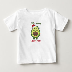 Avocado Christmas Lights Funny Avocados Adult Clot Baby T-Shirt