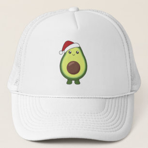 Avocado Christmas Lights Funny Avocados Trucker Hat