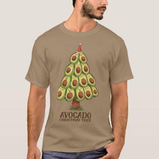 Avocado Christmas Tree 10 T-Shirt