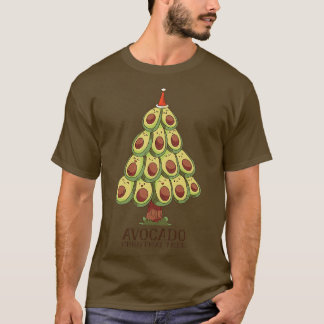 Avocado Christmas Tree 4 T-Shirt