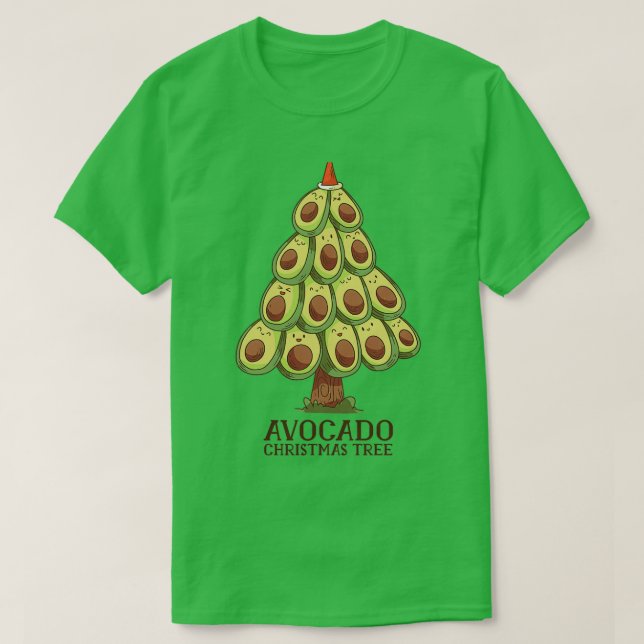 AVOCADO CHRISTMAS TREE Classic TShirt (Design Front)