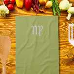 Avocado  colour - Virgo  Zodiac  Tea Towel<br><div class="desc">Avocado Colour with Virgo Zodiac sign  .Ktchen towel   for a home cook,  a professional chef born  between August 23 and September 22 .</div>