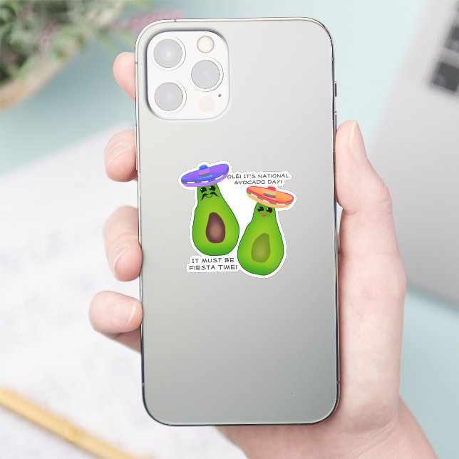 Avocado Couple with Sombreros (Phone)