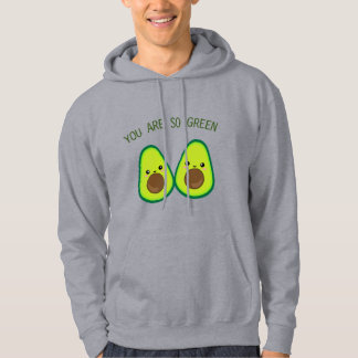 Avocado Couple You Are So Green Mens Hoodie