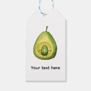 Avocado, cute baby avocado design gift tags