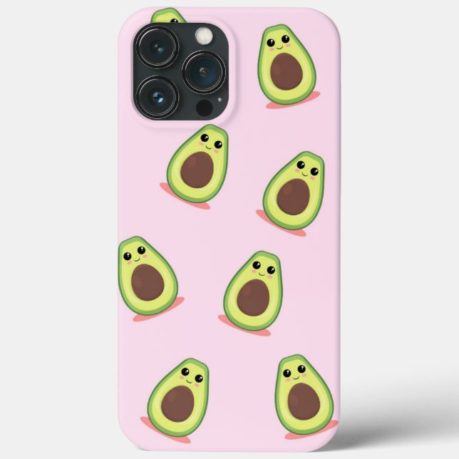 Avocado Cute iPhone / iPad case (Back)