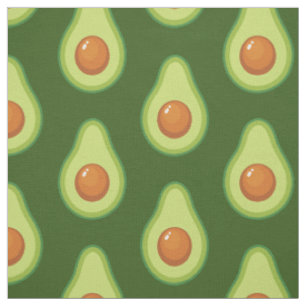 Avocado Cute Vegetables Food Fabric