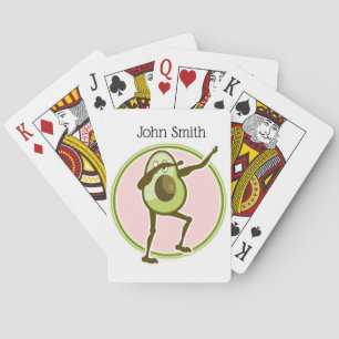 Avocado Dabbing Playing Cards
