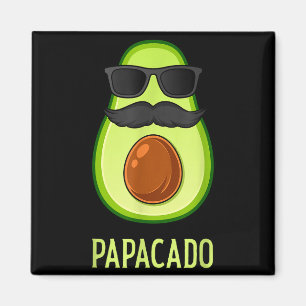 Avocado Dad Papacado Funny Daddy Father Avocado  Magnet