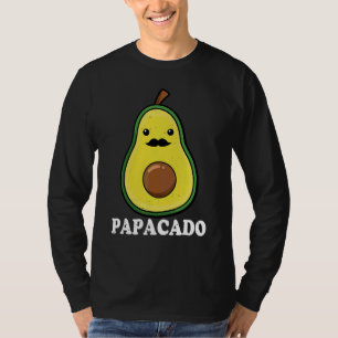 Avocado Dad Vegan Guacamole Avocado Papacado Fathe T-Shirt