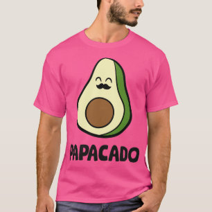Avocado Dad Vegan Guacamole Avocado Papacado T-Shirt