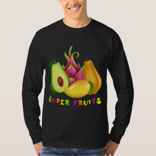 Avocado - Dragon - Fruit - Mango - Papaya Foodie T-Shirt