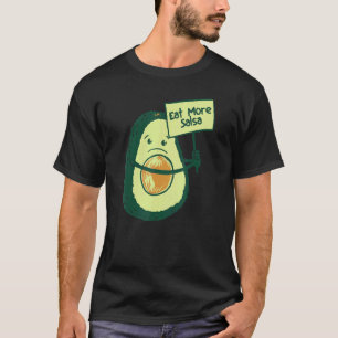 Avocado Eat More Salsa Vegan Food Kids Women T-Shirt