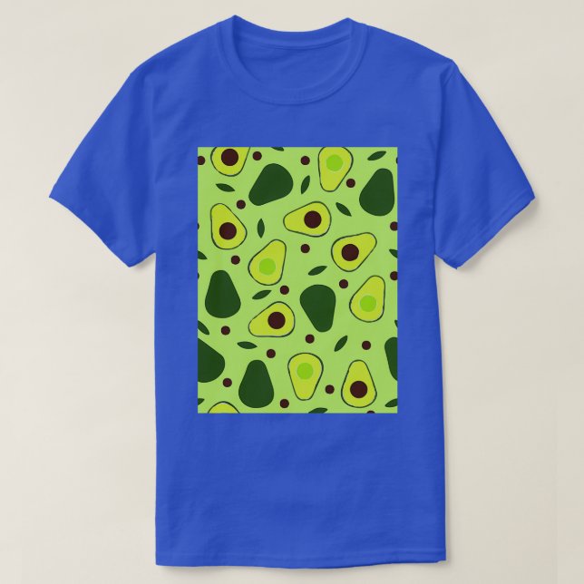 Avocado Exotic Tropic Decoration T-Shirt (Design Front)