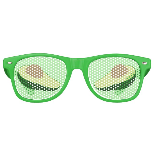 Avocado Eyes Funny Food Shades (Front)