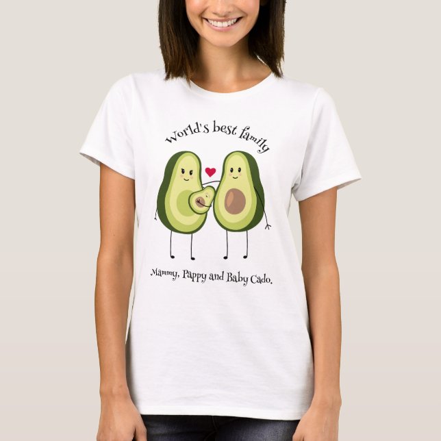 Avocado family. T-Shirt (Front)