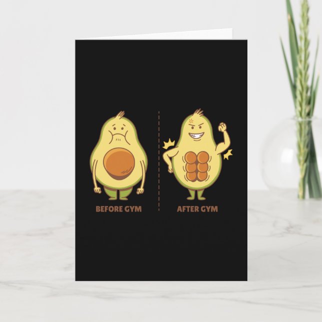 Avocado Fitness Card (Front)