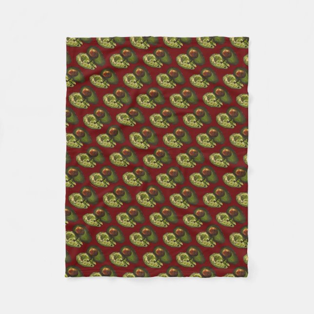 Avocado Fleece Blanket (Front)