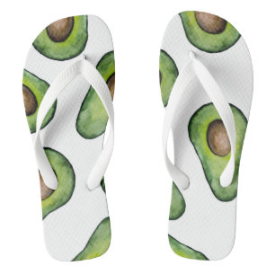 Avocado Flip Flops